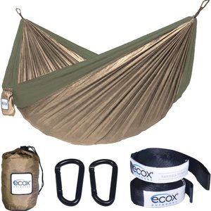 ECOX Outdoors Hammock Single with 2 Tree Straps